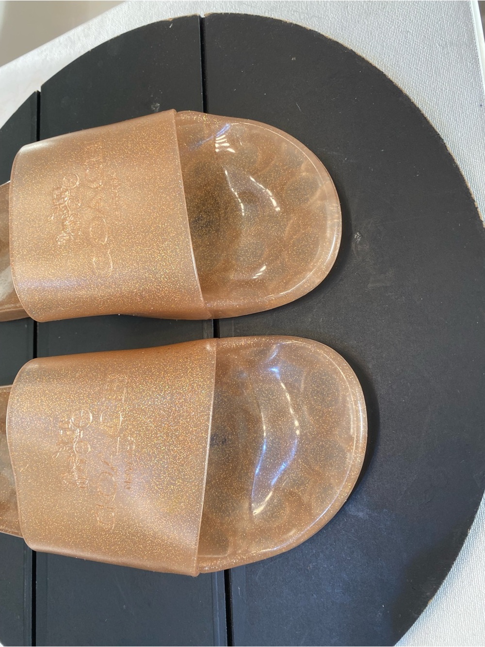 Coach Ulyssa Slide Women’s jelly Sandals Size 11, excellent condition clean - Picture 3 of 8